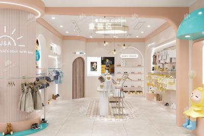 China 06-DBAS Maternity And Baby Store Design With Dopamine Style for sale