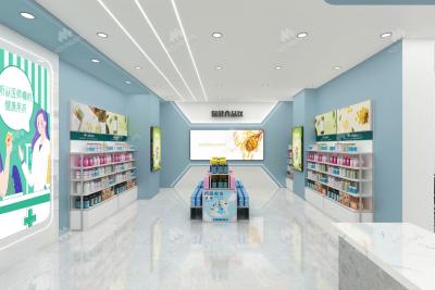 China 03-GJZYS002, Advanced Professional Style Pharmacy Shop in Harbin featuring 275 Main Fixtures within 512 Sqm and Approx. $25,484 Budget for sale