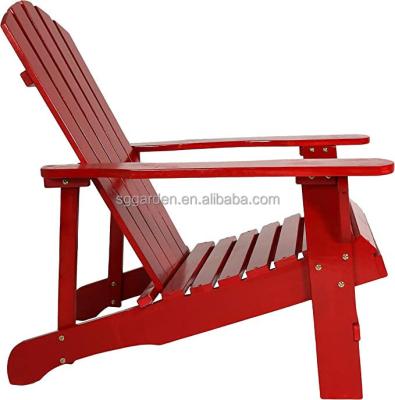 China Eco-Freindly Good Quality Cheap Price Wooden Adirondack Beach Chair Outdoor Lounge Chairs Yard for sale