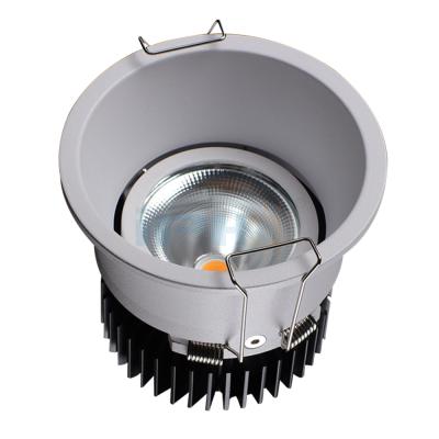 China Modern Downlight 10W CRI90 Modern Anti-glare Gimbal Adjustable Recessed COB Led Downlight for sale