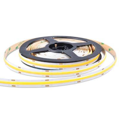 China Residential 5M 12V 24V 8MM 10MM 480 LED CRI90 10W Waterproof Non-waterproof Flexible COB Led Strip Lights for sale