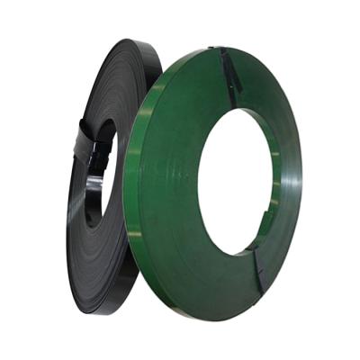 China Machine Packing 1.0*32mm Q195/Q235/Q345B Black Painted Steel Strapping/Band For Packing for sale