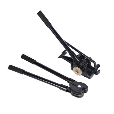 China Food Manual Operated Portable Steel Strapping Tensioner Tool 20Mm for sale