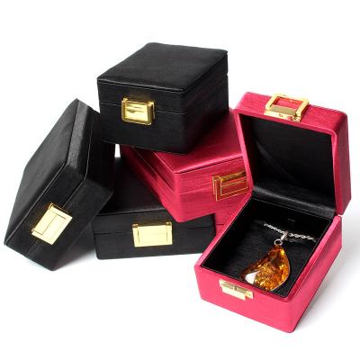 China High Performance Wholesale Logo Jewelry Packaging Drawer Box Ring Earring Necklace Bracelet Pink Black Cardboard Paper Jewelry Box for sale