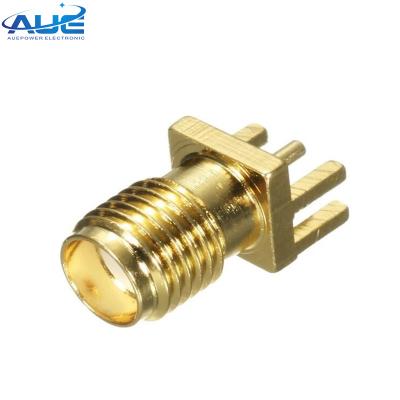 China SMA Female PCB Clip Edge Mount Adapter SMA JACK Female Connector SMA Jack Connector for sale