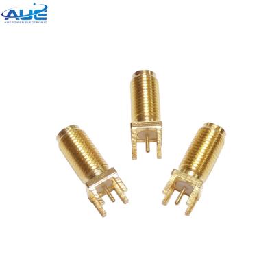 China SMA Female PCB Mount SMA Jack Straight RF Female Connector Adapter for sale