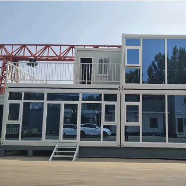 China Modern 20ft flat pack container house prefab mobile luxury 40ft container house with toilet for sale