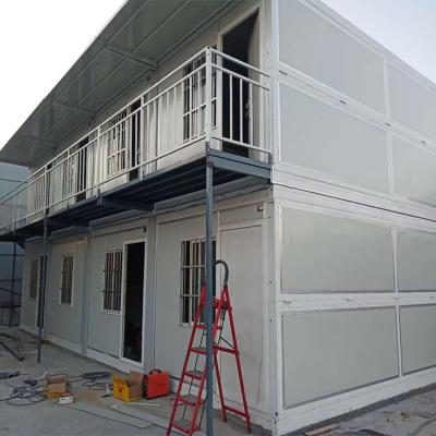 China 2021 new style modern camping portable folding container house prefab folding furnished container house for sale