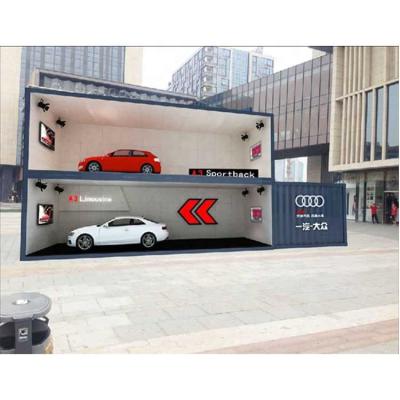 China Modern professional custom design shipping container showroom retrofit container car showroom for sale for sale