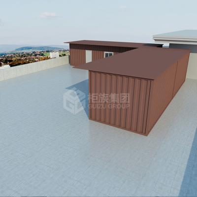 China Modern accept custom 40ft construction site container office container kit prefab office for sale for sale