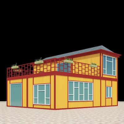 China Modern Economic Commercial Office House Housing 40Ft Prefab Office Container 20Ft Container Houses For Sale for sale