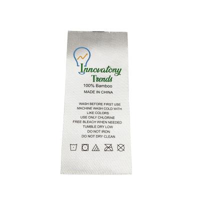 China Print Sustainable Address Labels / Custom Care Labels For Clothing Shoes And Bags for sale