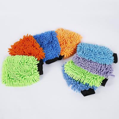 China Car Cleaning Microfiber Chenille Glove For Car Cleaning for sale