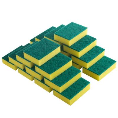 China Sustainable kitchen cleaning sponge, sponge scouring pad, sponge scourer for sale