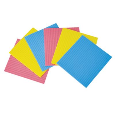 China Viable Colored Cellulose Sponge Cloth 18x20 for sale