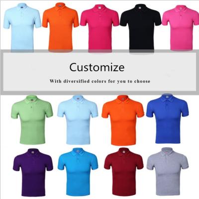 China 100% Breathable Cotton Made OEM Golf Polo T-Shirts Polo Shirt Custom Printing Logo Unisex Casual Mens Wholesale for sale