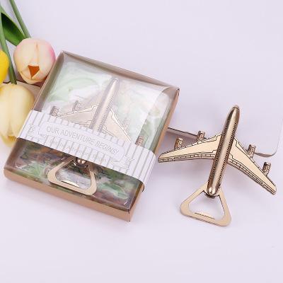 China Viable Creative Aircraft Bottle Opener Wedding Gift Beer Bottle Opener Customized Bottle Opener for sale