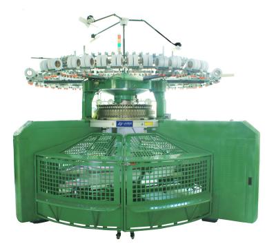 China Interlocking Weft Open Automatic Circular Width Cloth Knitting Machine for sale