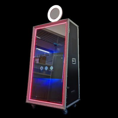 China Newest SDK 2022 Mirror Photo Booth Affordable Magic Mirror Photo Booth With Touch Screen for sale