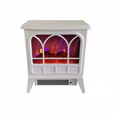 China Circular 3D Flame RV Electric Heater Portable Desktop Freestanding Fireplace for sale