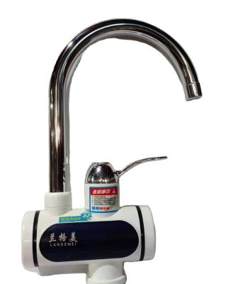 China 304 Stainless Steel Thermostatic Electric Elbow Tap Water Heater Kitchen Faucets Heating Water Faucet for sale