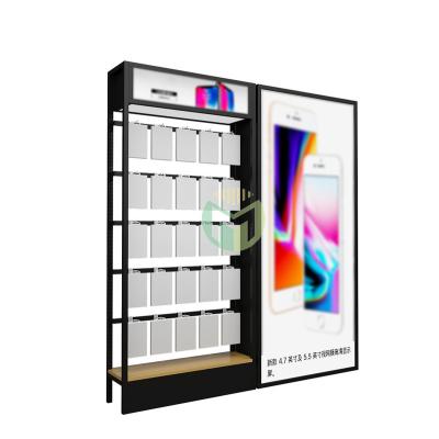 China High quality commercial props metal shopping mall new product promotion mobile phone wooden display cabinet for sale