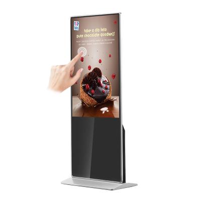 China Advertising 32 Inch IR Capacitive Touch Screen Floor Standing LCD Advertising Display Screen Monitor Digital Signage With for sale