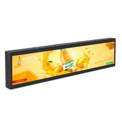 China Custom Ultra Large Height Wifi Bar Display OEM Size LCD Bar Display For Shop Advertising Display for sale