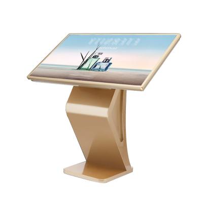 China Factory Wholesale Indoor 32 43 49 55 65 75 Inch IR Touch Interactive Touch With Software Digital Totems Self Service Contact Information Kiosk for sale