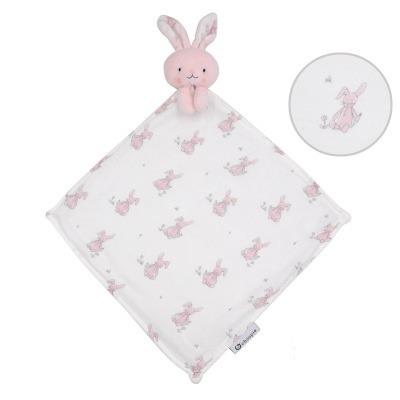 China Disposable Hot Sales Rabbit Baby Cuddle Safety Blanket for sale