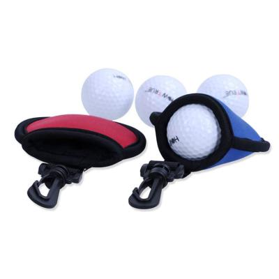 China Trendy Fashionable Amazon Hot Sales Club Accessories Cut Portable Pouch Seal Bag Golf Ball Cleaner Cleaner Pouches for sale