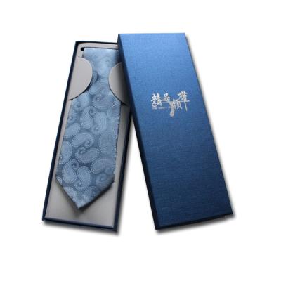 China Recyclable Wholesale Logo Bow Tie Box Custom Gift Paper Tie Packaging Box for sale