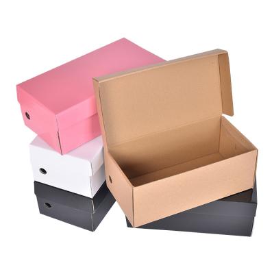 China Recyclable Wholesale Custom Cardboard Shoe Storage Box Packaging for sale