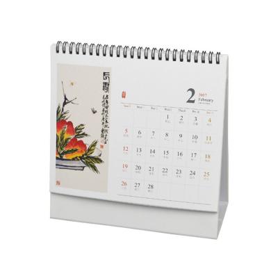 China Table Calendar Desk Calendar Small Table Calendar 2021 Stand Up Table Worktop for sale