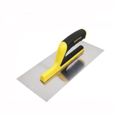 China New Model Building Construction Tools Carbon Steel Box SQUARE PACKING Rubber Pcs Handle Type Material Size Trowel BLADE Home Place for sale