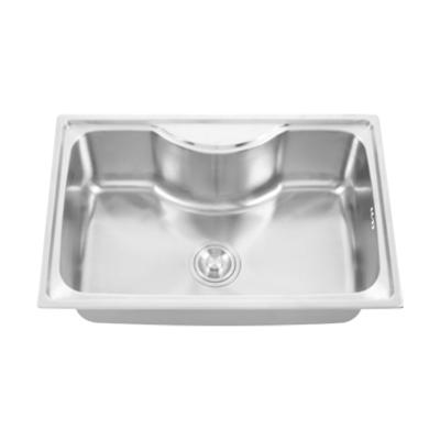 China With Faucet Judong Products New Product SUS304 Integrated Drawing Thickened Sink Deepening Kitchen Sink 6844 for sale