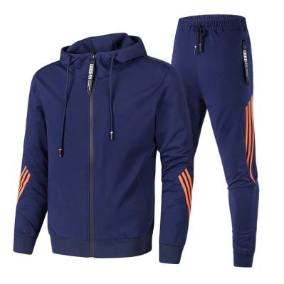 China Breathable Sweat Suit Men Sports Casual Tracksuit Jogging Top Bottom for sale