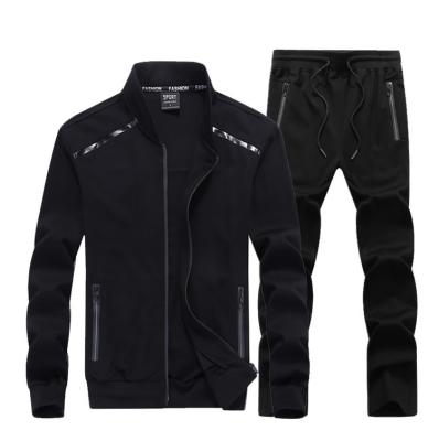 China Breathable Custom Men's Plain Tracksuit Set Polyester Tracksuit Sport Tracksuit For Men for sale