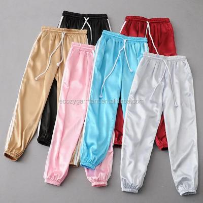 China Anti-pilling Women Plus Drawstring Elastic Band Ribbon Satin Thong Panties for sale