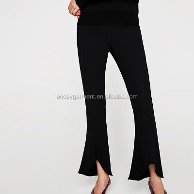 China Wholesale Anti-pilling Women's High Waisted Flare Pants Fashion Work Pants for sale