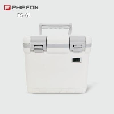 China Caja de enfriamiento de cadena fría aislada de laboratorio médico de alta calidad con pantalla de temperatura en venta