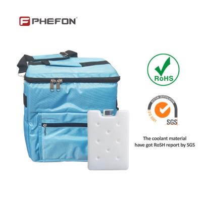 Chine Isolation 15 Ltr Sac de refroidisseur médical Pack de glace refroidi Porteur de vaccin à vendre