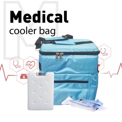 Cina Green Soft Side Cooler 15L Injection Cooler Bag per il trasporto del sangue in vendita