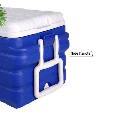 China 90L Large Capacity Durable Insulation Ice Cooler Box With Wheels Easy Carry for sale