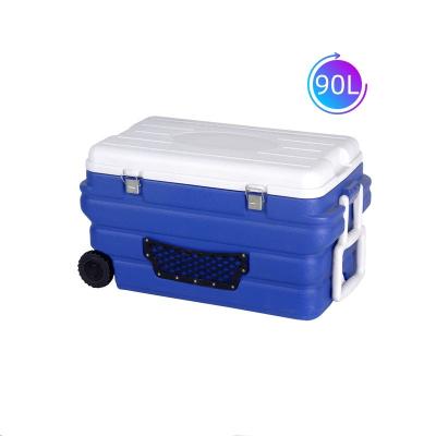 China Groothandel Plastic Ice Cooler Box Geïsoleerd Langdurig Koelen Performance Cooler Box Voor Kamperen Te koop