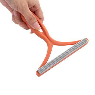 China Viable Portable Manual Fiber Remover Brush Clothes Down Fabric Shaver For Double Side Wool Coat Hair Remover Cleaning Tool for sale