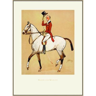 China Home Wall Art Canvas Painting Modern Canvas Print Horse Riding Decor For Living Room for sale