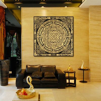 China CLASSIC Muslim Home Paintings Bismillah Alhamdulillah Allah Ramada Mosque Picture Islamic Calligraphy Wall Decor Art Painting Decoration for sale