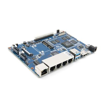 China Banana Pi Bpi-R2 use MediaTek MT7623N, ARM and Mali 450 Quad-core interface BPI-R2 MP4 GPU mini PCIE for sale