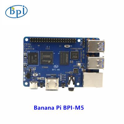 China Ram 4G And 16G EMMC Pi BPI-M5 Banana With 4 USB 3.0 Ports Amlogic S905X3 Chip Similar To Ordoid C4 92*60mm for sale